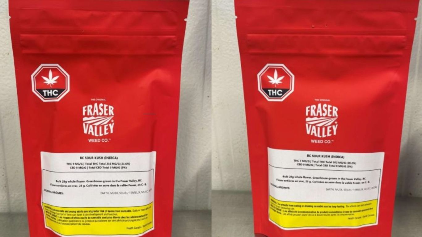 Health Canada issues product recall for Pure Sun Farms BC Sour Kush for inaccurate labelling