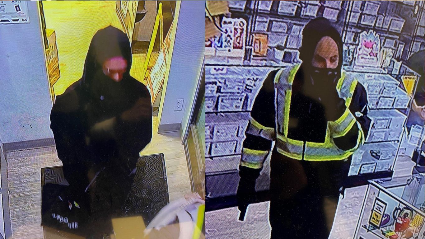 Winnipeg Police seeking help finding two suspects in armed cannabis store robbery