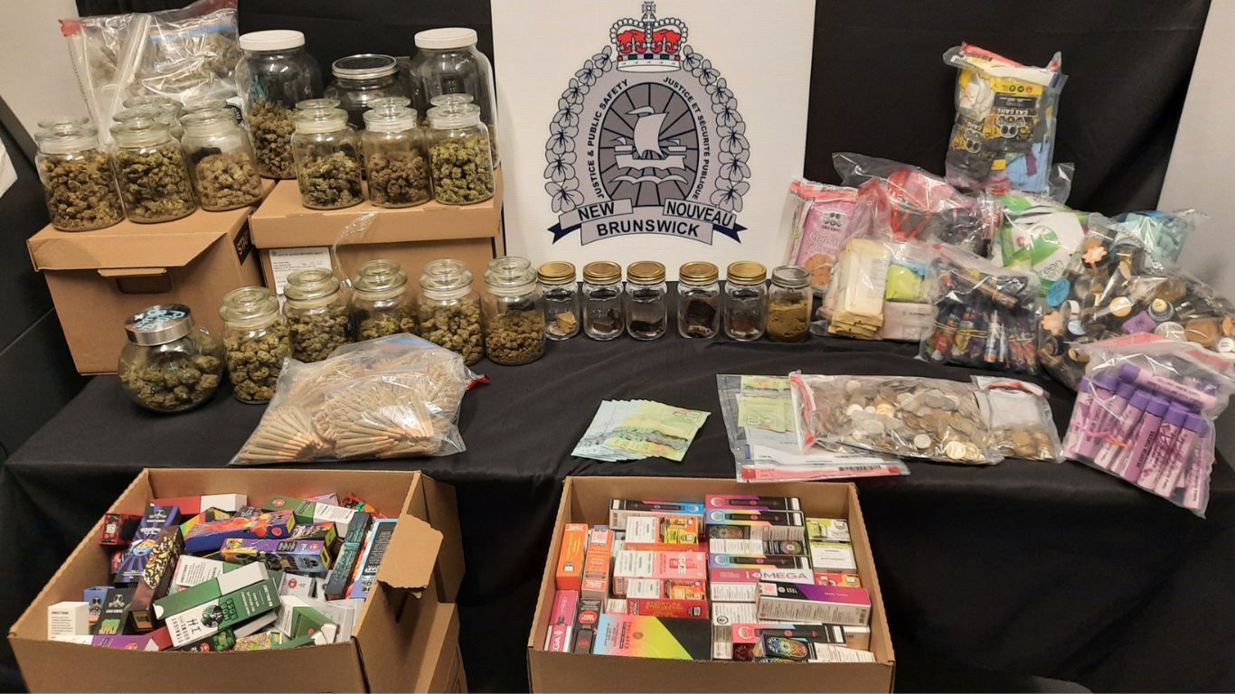 Two arrested following seizure of product from unlicensed dispensary in Saint John