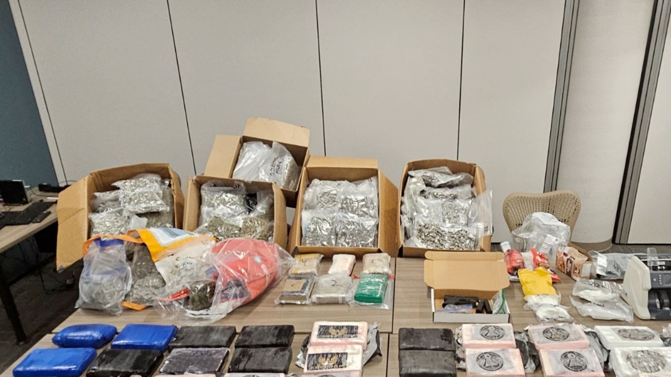 Police in Ontario arrest three, seize cannabis, cocaine, and more