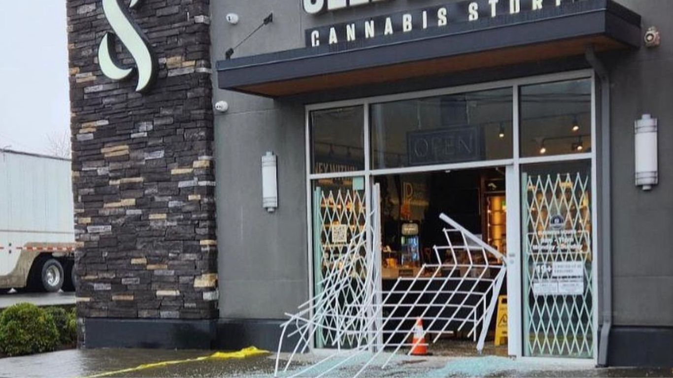Two cannabis stores in BC targeted in early morning burglaries