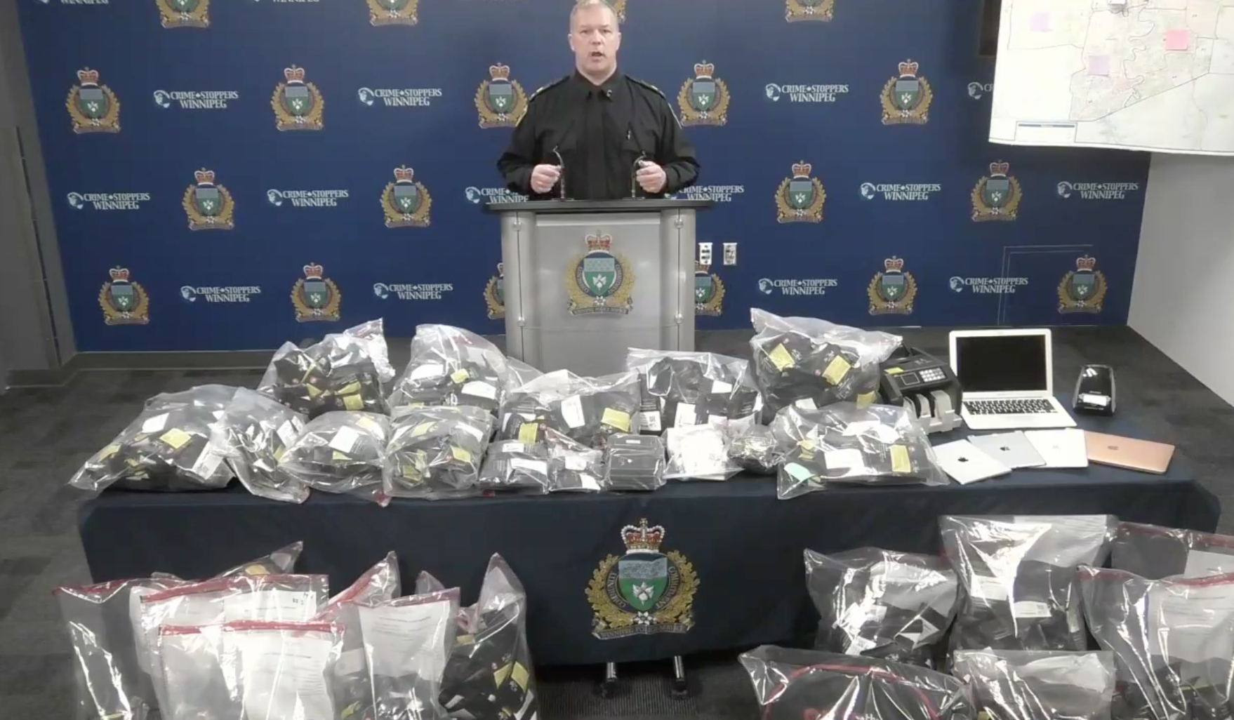 Winnipeg police raid illicit online dispensary, seize product, arrest one