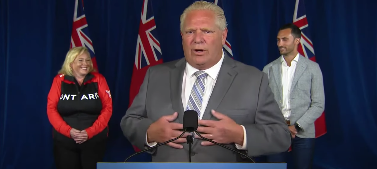 Doug Ford forgot he was the one who made smoking weed in public legal in Ontario