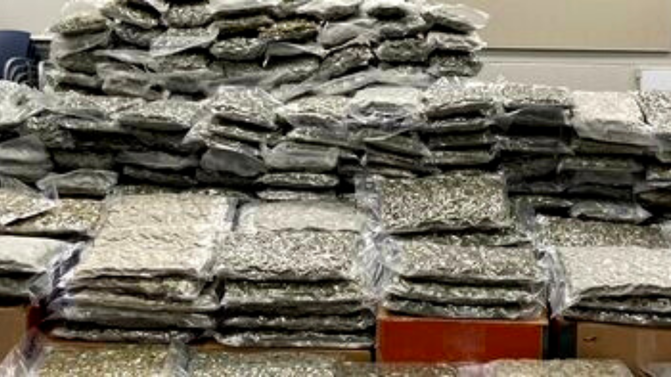 Americans have intercepted more than 23,000 pounds of weed coming from Canada since March