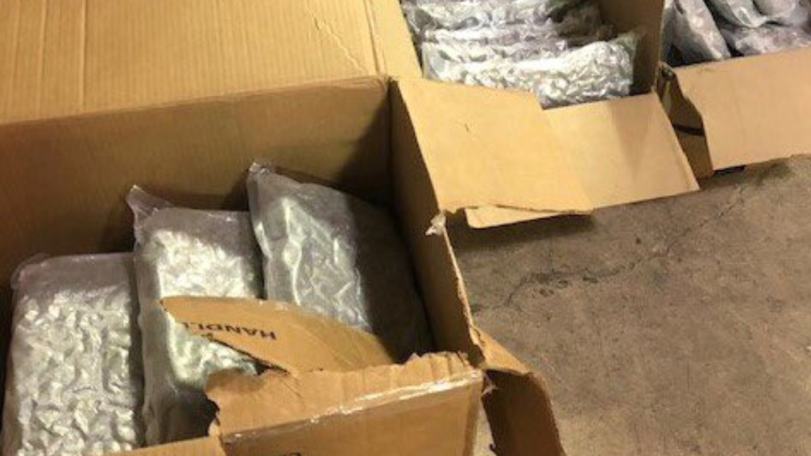 US border agents have seized more than 40,000 pounds of cannabis coming from Canada