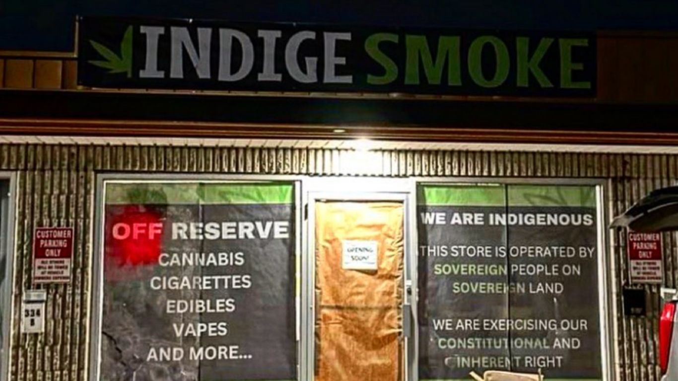 OPP shut down six “Indige Smoke” locations, building subject to closure