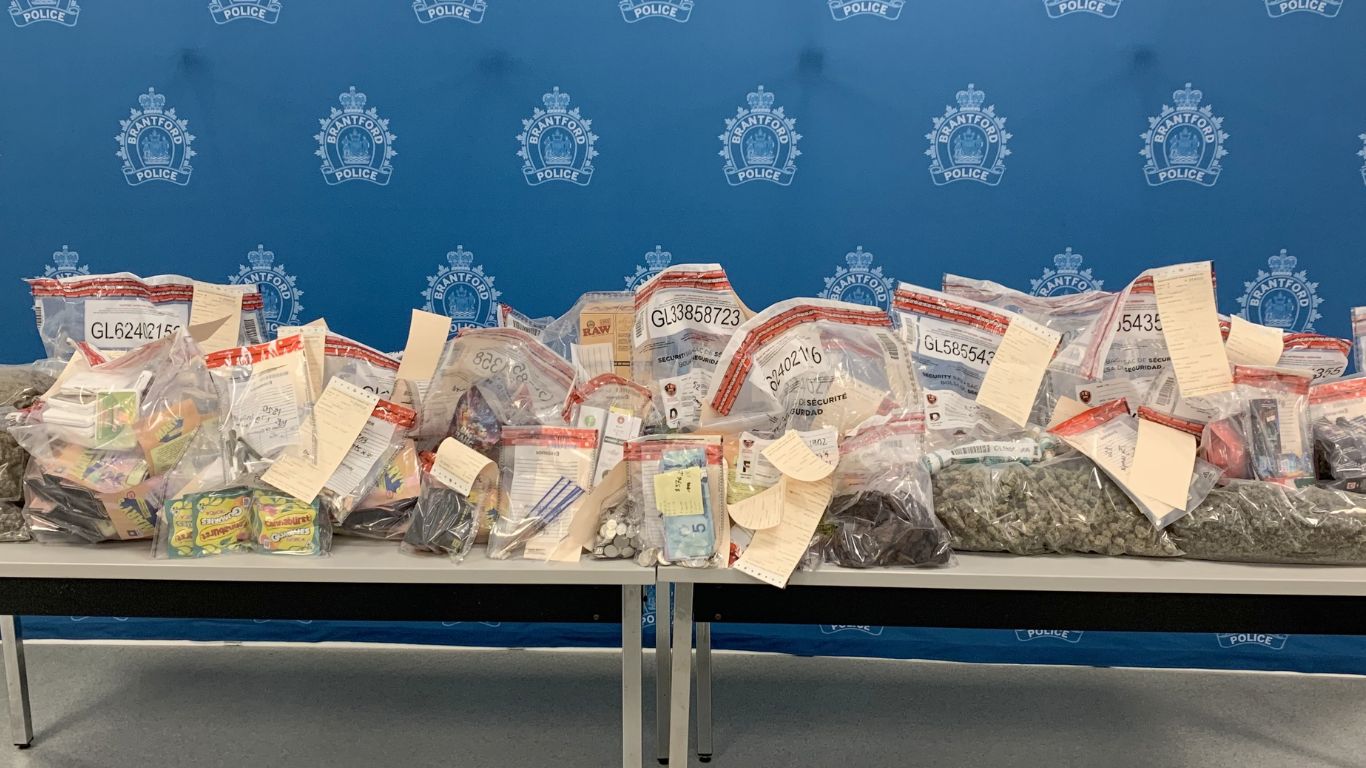 Brantford Police raid unlicensed cannabis store for the second time in a week